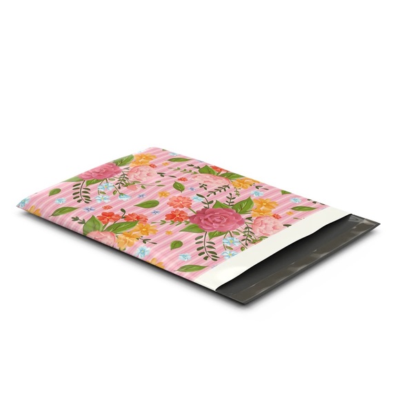 Floral Roses 🌹 Poly Mailers 10x13 Pack of 25 - Picture 4 of 5